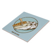 Schneiden von Kuh Fliese (Seite)