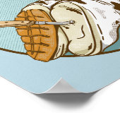 Schneiden von Kuh Poster (Ecke)