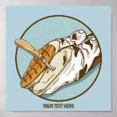 Schneiden von Kuh Poster (Vorne)