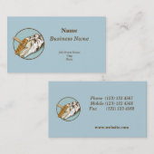 Schneiden von Kuh Visitenkarte (Vorne/Hinten)