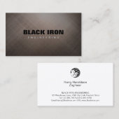 Schneiden von Metallen Visitenkarte (Vorne/Hinten)