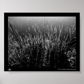 Schneiden von Schatten Poster