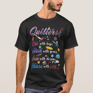 Schneiden von Shirt-Quiltern, Sticken, Nähen, shar T-Shirt