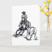 Schneiden von Western Karte (Gelbe Blume)