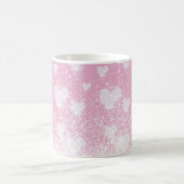schneidende Herzen Kaffeetasse (Mittel)