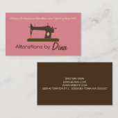 Schneider, Alterungen, Schneiden, Seamstress, Schn Visitenkarte (Vorne/Hinten)