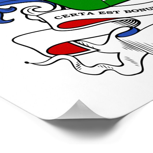 Schneider Coat of Arms Custom v2 Poster (Ecke)