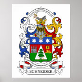 Schneider Coat of Arms Custom v2 Poster (Vorne)
