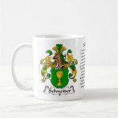 Schneider-Familien-Wappen Tasse (Links)
