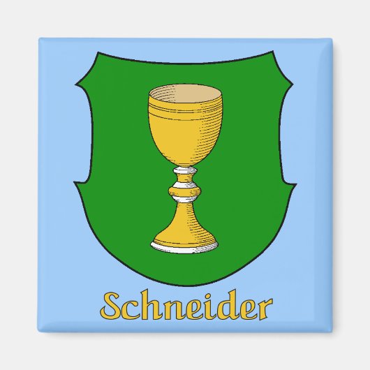 Schneider Family Shield Magnet (Vorne)