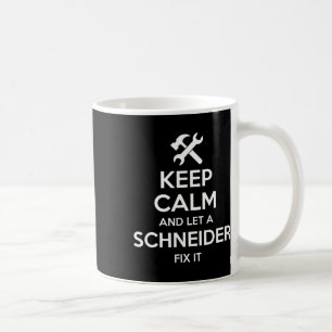 Schneider Funny Surname Birthday Family Tree Reuni Kaffeetasse