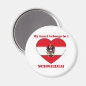 Schneider Magnet (Vorderseite/Rückseite)