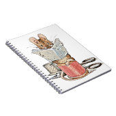 Schneider-Maus auf Spule des Fadens Notizblock (Rechte Seite)