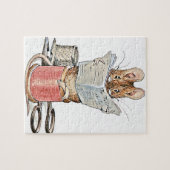 Schneider-Maus auf Spule des Fadens Puzzle (Horizontal)