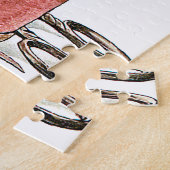 Schneider-Maus auf Spule des Fadens Puzzle (Seite)