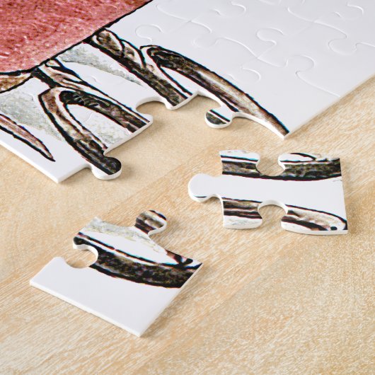 Schneider-Maus auf Spule des Fadens Puzzle (Seite)