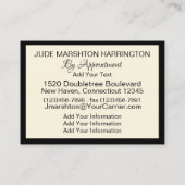 Schneider, Seamstresskarte Visitenkarte (Rückseite)