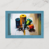 Schneider, Seamstresskarte Visitenkarte (Vorderseite)