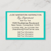 Schneider, Seamstresskarte Visitenkarte (Rückseite)