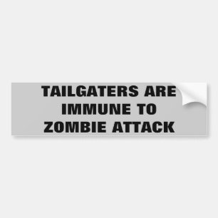 Schneider sind gegen Zombie-Angriffe immun Autoaufkleber