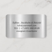 Schneider Visitenkarte (Rückseite)