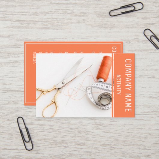 Schneider Visitenkarte (Vorderseite/Rückseite Beispiel)