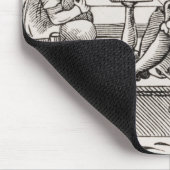 Schneider, Wiedergabe eines Holzschnitts Mousepad (Ecke)