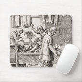 Schneider, Wiedergabe eines Holzschnitts Mousepad (Mit Mouse)