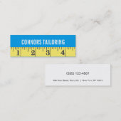 Schneider zur Messung des Bandnähens Mini Visitenkarte (Vorne/Hinten)