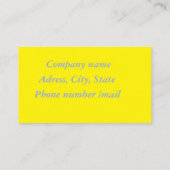 Schneiderei Visitenkarte (Rückseite)