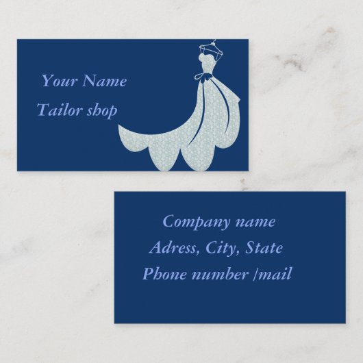 Schneiderei Visitenkarte (Vorne/Hinten)