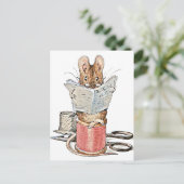 Schneidermäuse auf dem Pool des Threads Postkarte (Stehend Vorderseite)