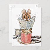 Schneidermäuse auf dem Pool des Threads Postkarte (Vorne/Hinten)