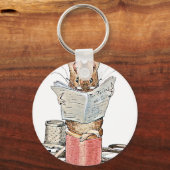 Schneidermäuse auf dem Pool des Threads Schlüsselanhänger (Vorderseite)