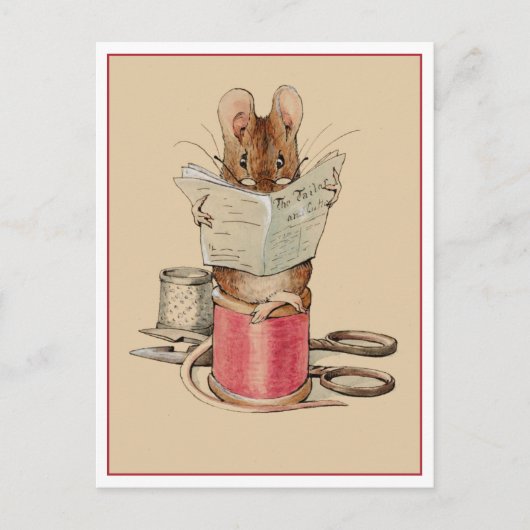 Schneidermäuse von Beatrix Potter Postkarte (Vorderseite)