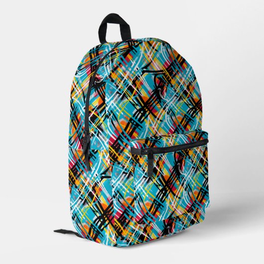 Schneidern Bedruckter Rucksack (Rückseitige Ecke links)