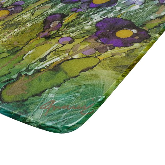 Schneiderschaft Iris Trivet Lovitude Schneidebrett (Ecke)