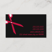 Schneiderwechsel Schneiden Seamstress Schneider Visitenkarte (Rückseite)