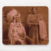 Schneidet des die Ohren Bären und die Ehefrau - Mousepad (Vorne)