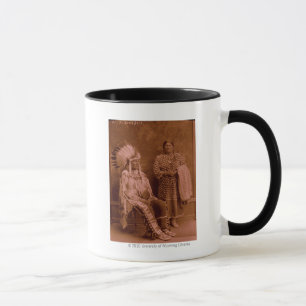 Schneidet die Ohren des Bären und Ehefrau - Krähe Tasse