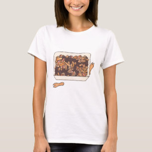 Schneidet n-Soße in Stücke T-Shirt