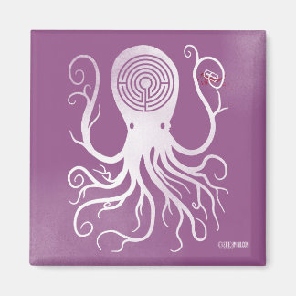 schneidet rosa Magnet beängstigend Oktopus