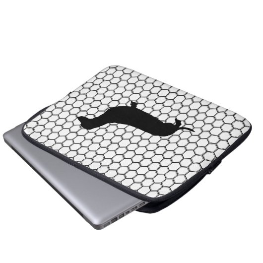 Schneidige Dackel Laptopschutzhülle (Vorne Knopf)