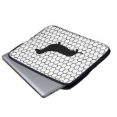 Schneidige Dackel Laptopschutzhülle (Vorne Knopf)
