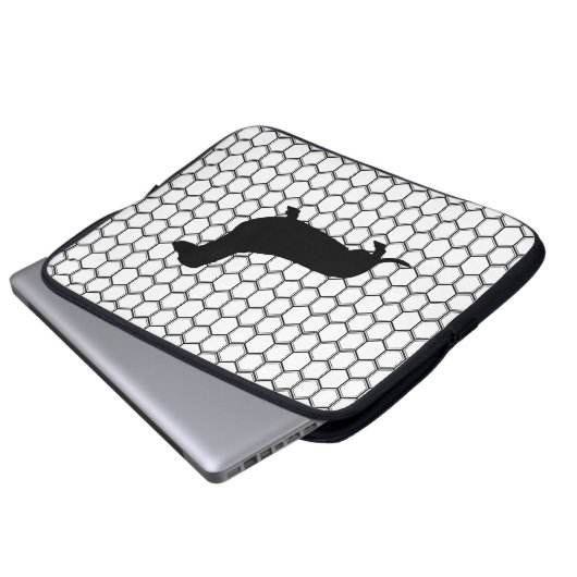 Schneidige Dackel Laptopschutzhülle (Vorne Knopf)