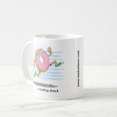 Schneidige Krapfen-Tasse Kaffeetasse (Vorderseite Links)