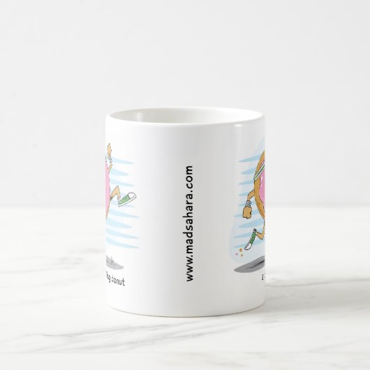 Schneidige Krapfen-Tasse Kaffeetasse (Mittel)