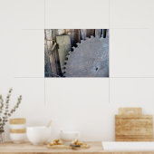 Schneidmesser Poster (Küche)