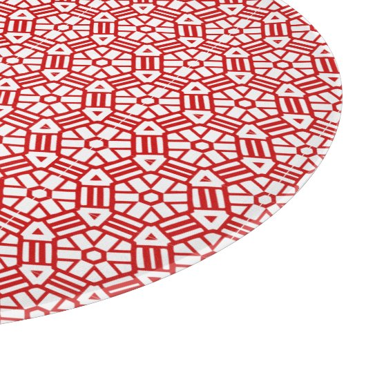 Schneidpappe - Hexagon und Bars Schneidebrett (Ecke)