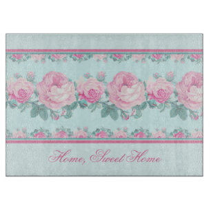Schneidplatte aus personalisiertem Shabby Chic Schneidebrett